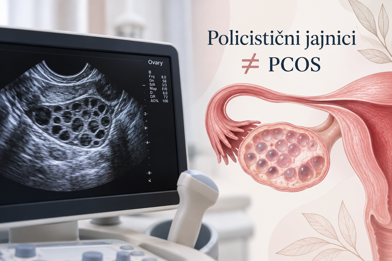 Policistični jajnici na ultrazvuku: da li to automatski znači PCOS? 1 policistični jajnici
